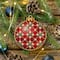 Wonderland Crafts Red & Gold Ornament Cross-Stitch Kit